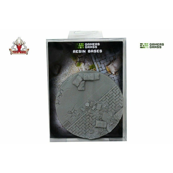 Gamers Grass Urban Warfare Resin Bases Round 100mm (x1) New - TISTA MINIS