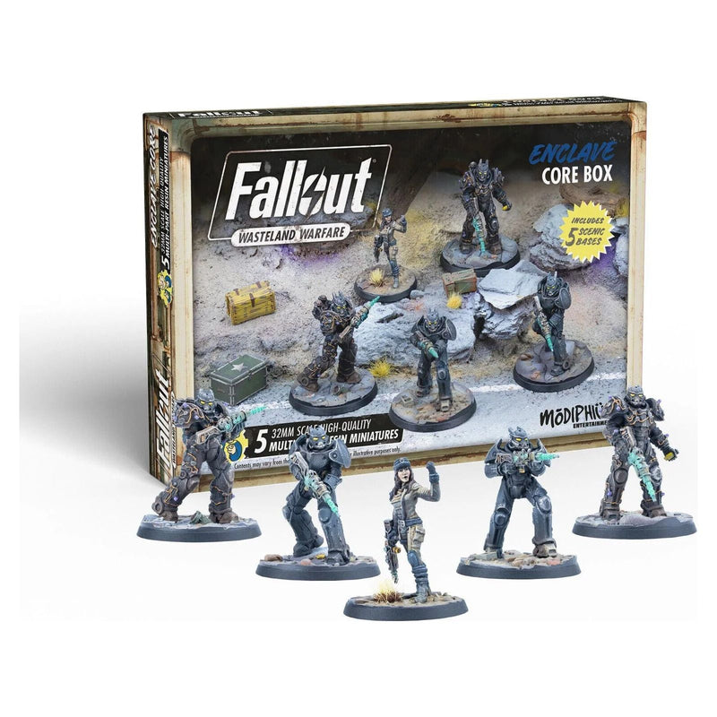 FALLOUT WASTELAND WARFARE: ENCLAVE CORE BOX New - Tistaminis
