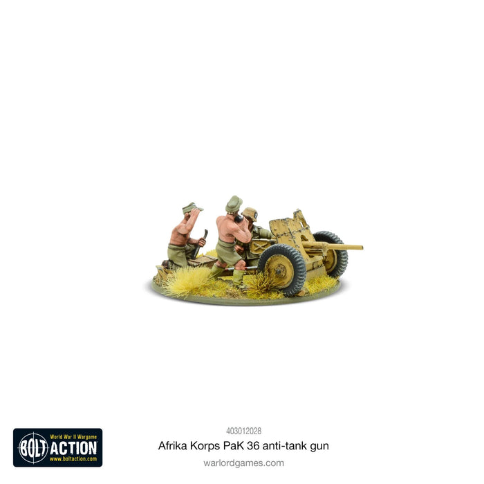 Bolt Action German Afrika Korps Pak 36 light anti-tank gun New - Tistaminis