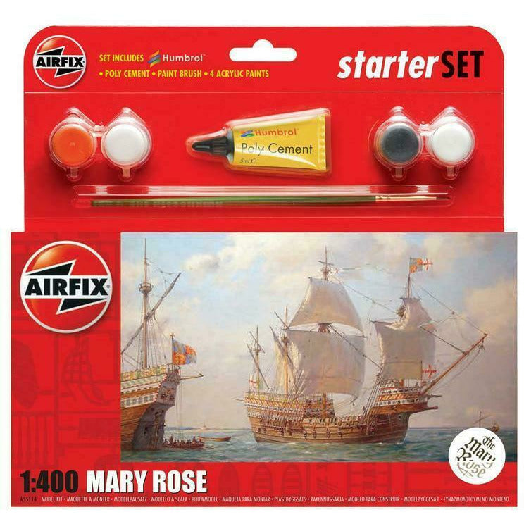 AIRFIX AIR55114 MARY ROSE STARTER SET (1/400) New - Tistaminis