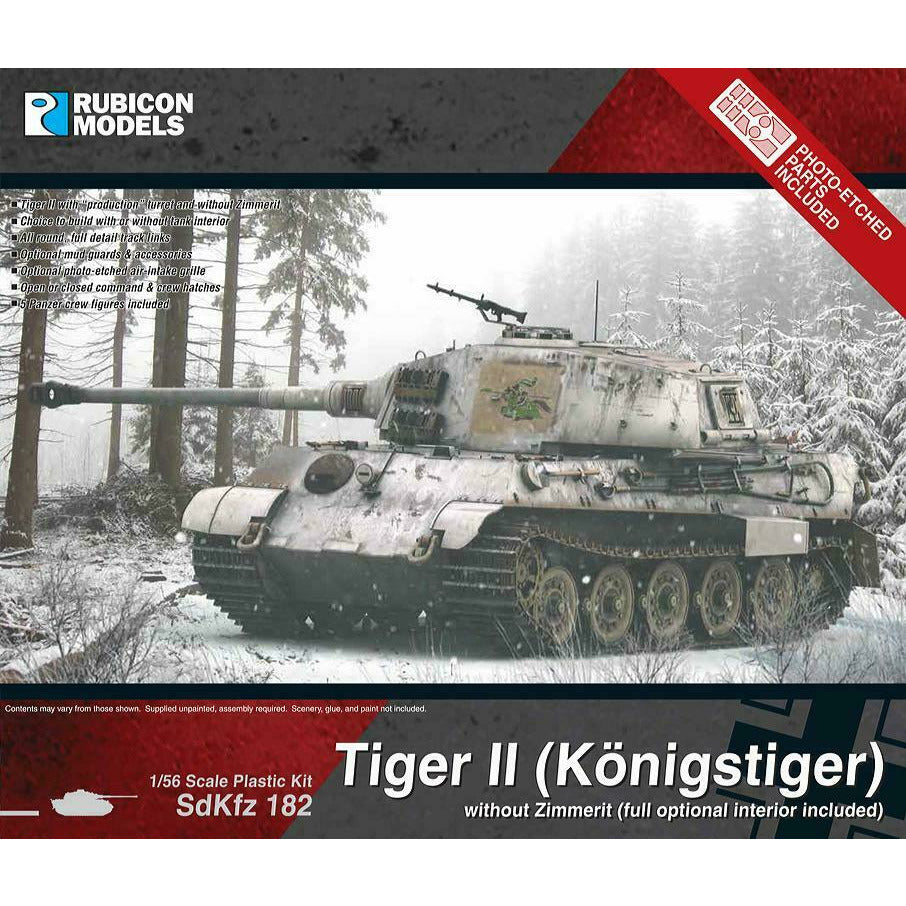 Rubicon German King Tiger without Zimmerit New - Tistaminis