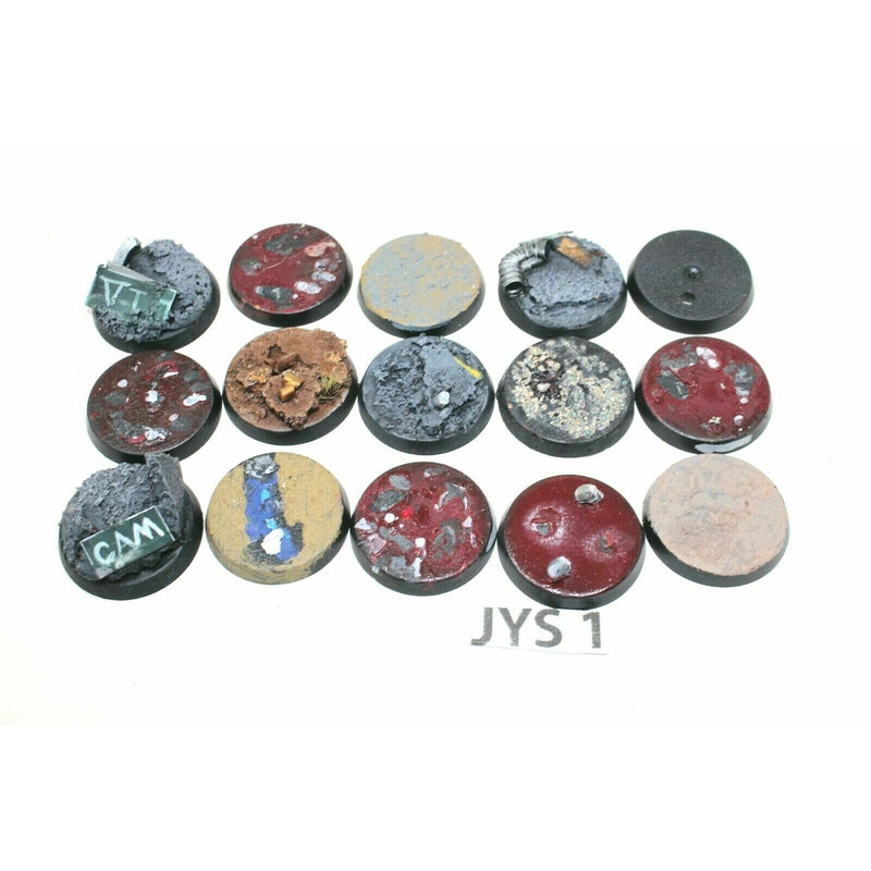25mm Used Round Bases JYS1 - Tistaminis