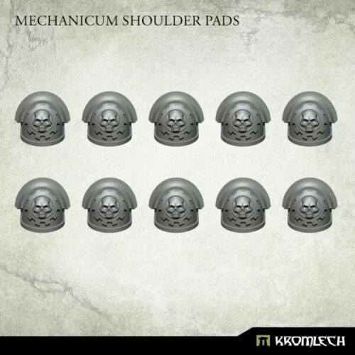 Kromlech Mechanicum Shoulder Pads (10) New - Tistaminis