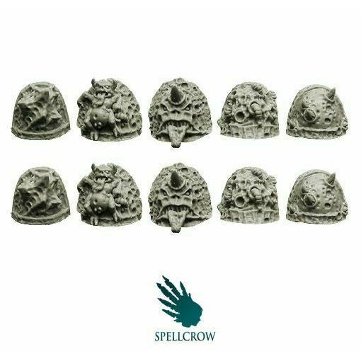 Spellcrow Plague Knights Shoulder Pads (ver. 1) - SPCB5330 - TISTA MINIS