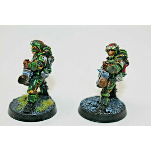Warhammer Imperial Guard Cadians With Melta Guns Well Painted Metal - JYS8 | TISTAMINIS