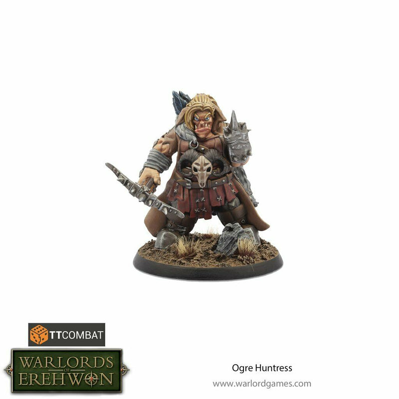 Warlords of Erehwon: Ogre Huntress New - TISTA MINIS