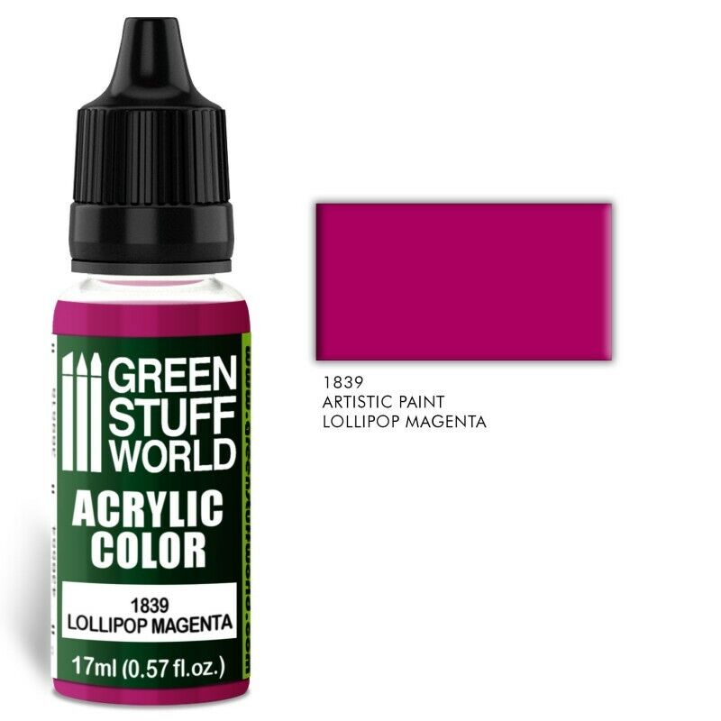 Green Stuff World Acrylic Color Lollipop Magenta - Tistaminis