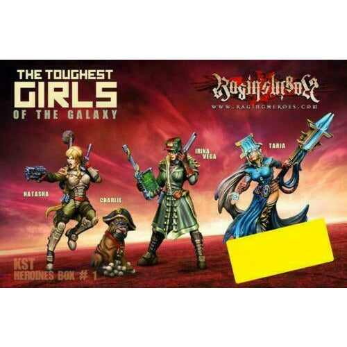 Raging Heroes Kurganovas: Heroines Box #1 New - TISTA MINIS