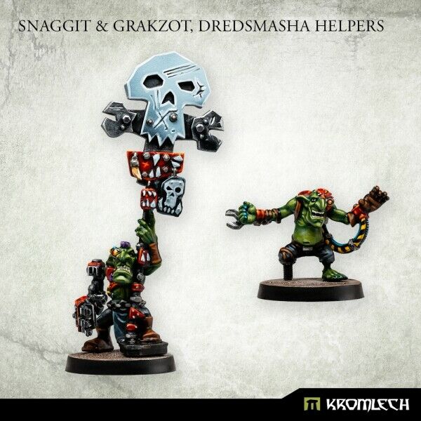 Kromlech	Snaggit & Grakzot, Dredsmasha Helpers (2) New - Tistaminis