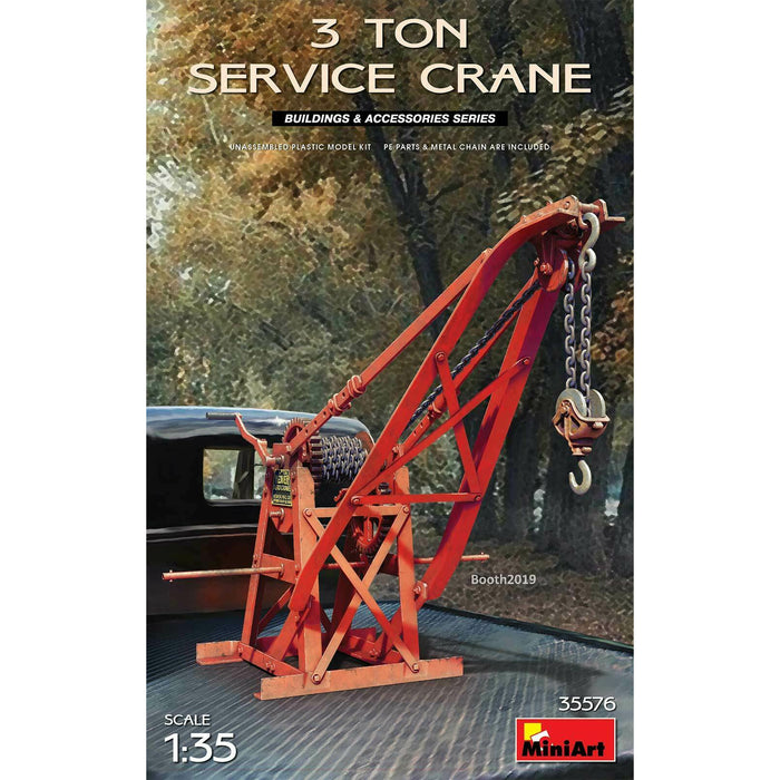 MiniArt 3 Tonne Service Crane (1/35) New - TISTA MINIS