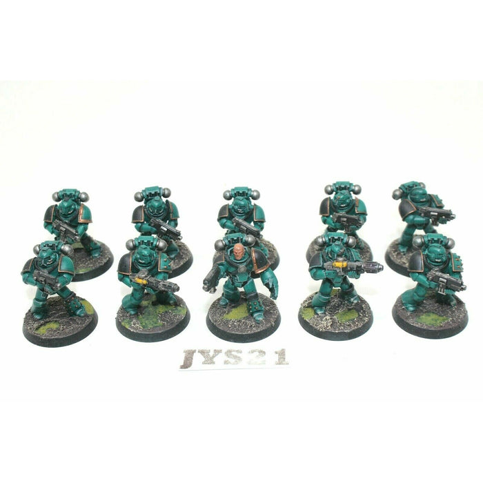 Warhammer Space Marines Mark IV Space Marines With Melta Guns - JYS21 - TISTA MINIS