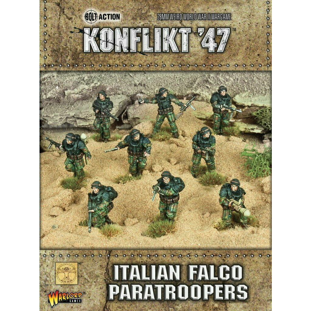 Bolt Action: Konflikt '47 - Italian Falco Paratroopers New - TISTA MINIS