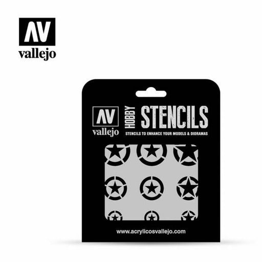 Vallejo USAF MARKINGS (1/32, 1/48, 1/72) Airbrush Stencil - TISTA MINIS