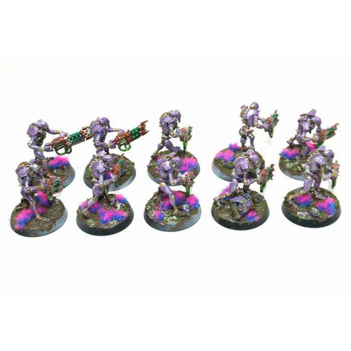 Warhammer Necrons Warriors With Gauss Reapers Well Painted JYS92 - Tistaminis