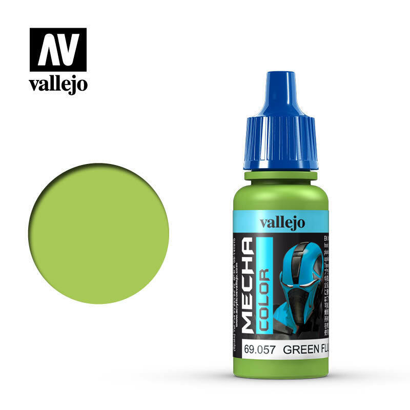 Vallejo Mecha Colour Paint Green Fluorescent (69.057) - Tistaminis