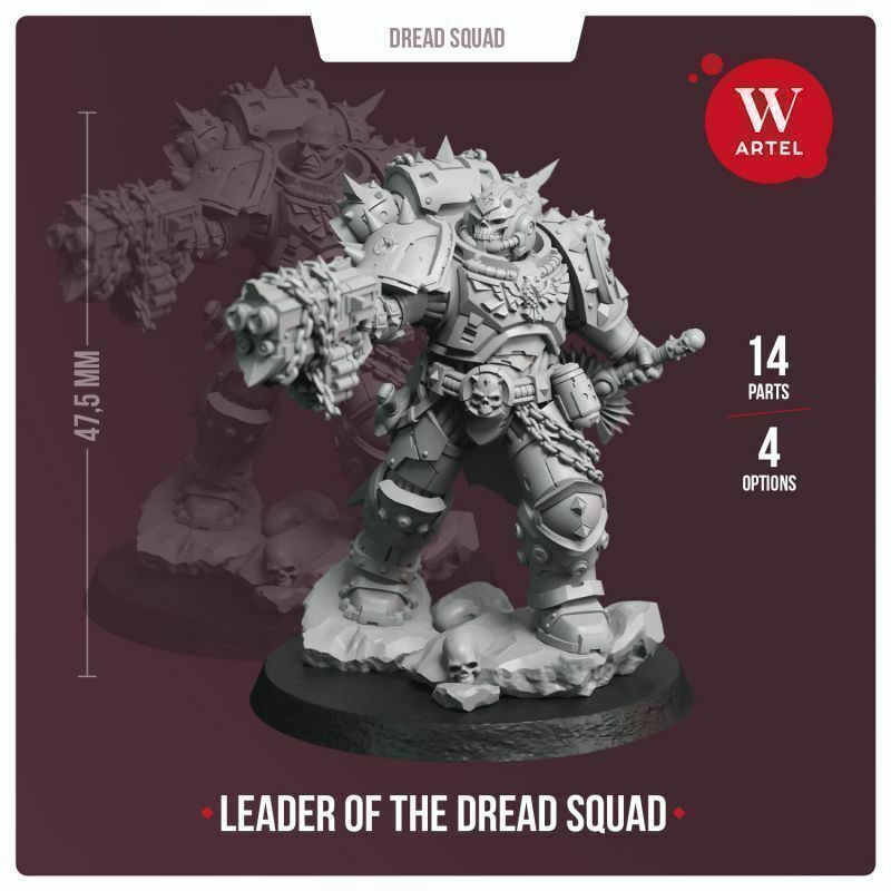 Artel Miniatures Leader of the Dread Squad New - Tistaminis