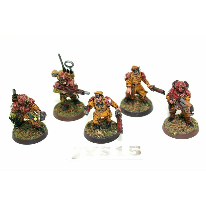 Warhammer Imperial Guard Cadian Command Squad Well Painted JYS15 - Tistaminis