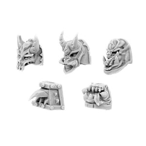 Wargames Exclusives - CHAOS SHOULDER PADS OF CHANGES AND INTRIGUE (5U) New - TISTA MINIS