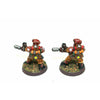 Warhammer Imperial Guard Cadian With Melta Guns Metal Well Painted JYS14 - Tistaminis