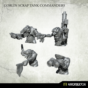 Kromlech Goblin Scrap Tank Commanders New - TISTA MINIS