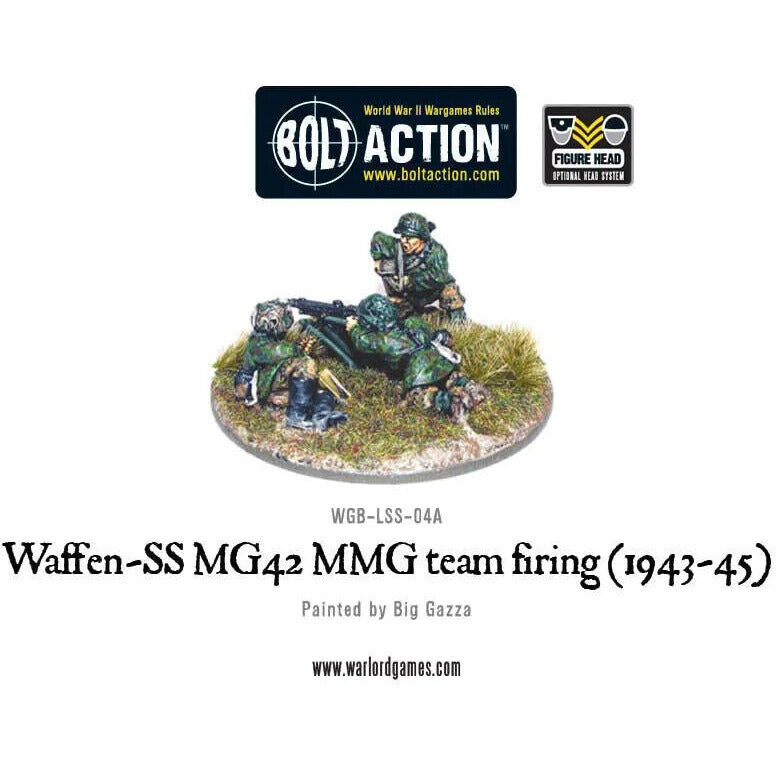 Bolt Action German Waffen SS MG42 MMG Team New - Tistaminis