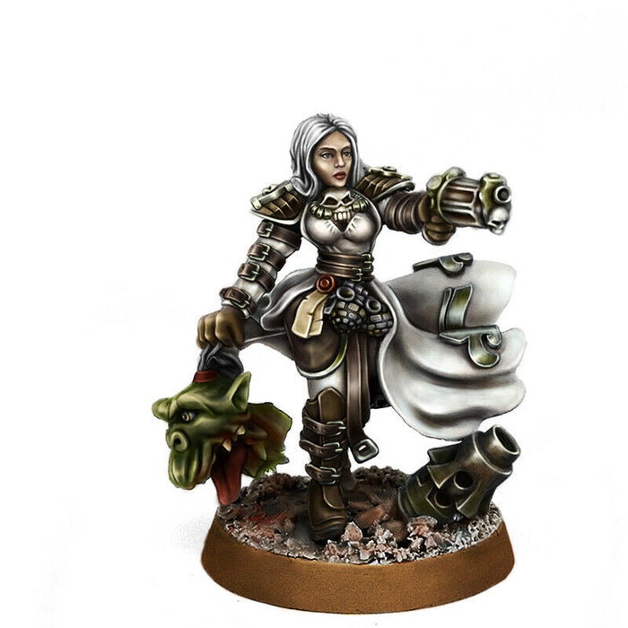 Wargames Exclusive HERESY HUNTER FEMALE INQUISITOR XENO TRAPPER New - TISTA MINIS