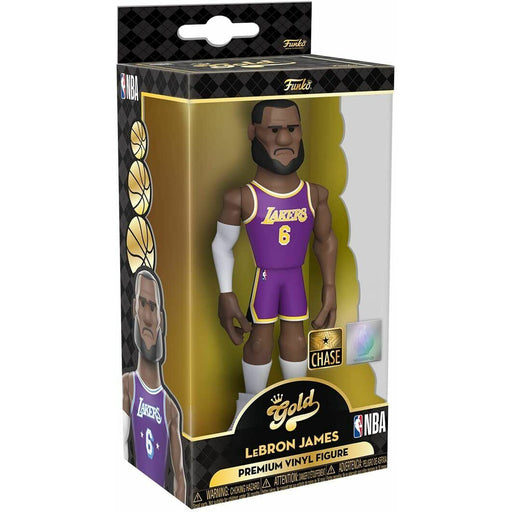 Funko Pop! GOLD 5" NBA LEBRON JAMES LAKERS (CITY UNIFORM) CHASE New - Tistaminis