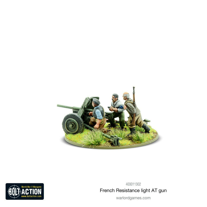 Bolt Action French Resistance light anti-tank gun New - TISTA MINIS