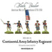 Black Powder American War of Independence Continental Infantry Regiment New - TISTA MINIS