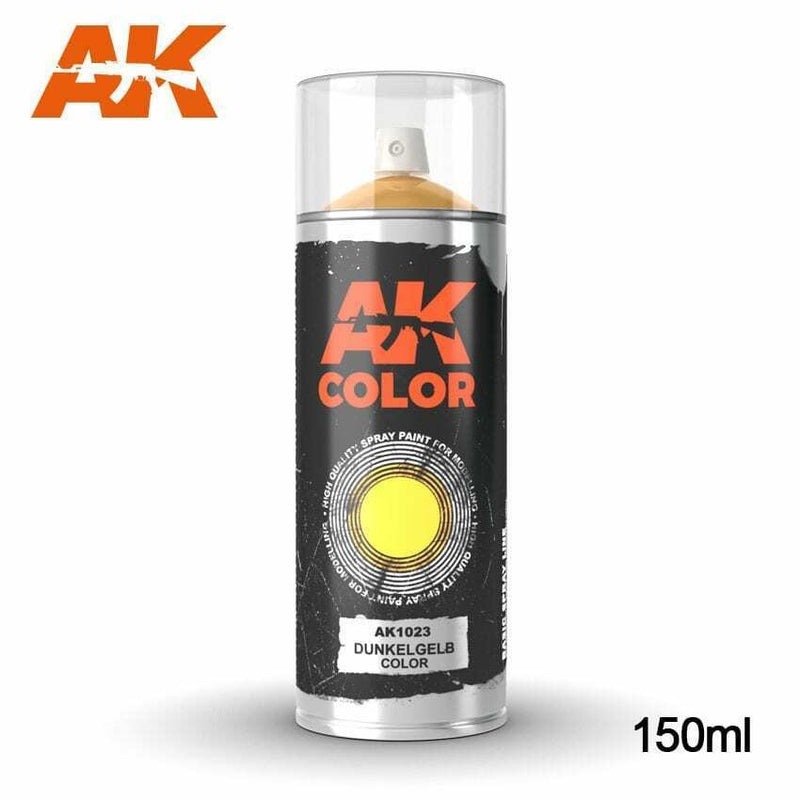 AK Interactive Dunkelgelb color - Spray 150ml New - Tistaminis