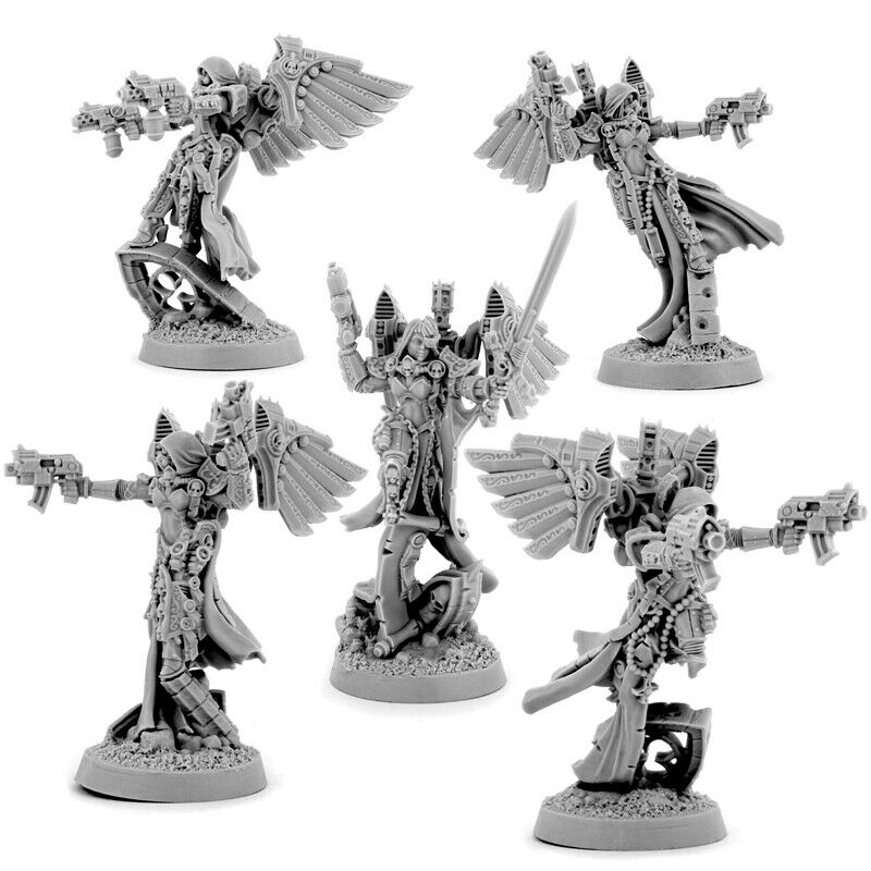 Wargame Exclusive EMPEROR SISTERS ANGELS SQUAD (5U) New - TISTA MINIS