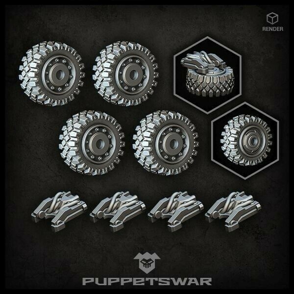 Puppets War Tactical Wheels New - Tistaminis