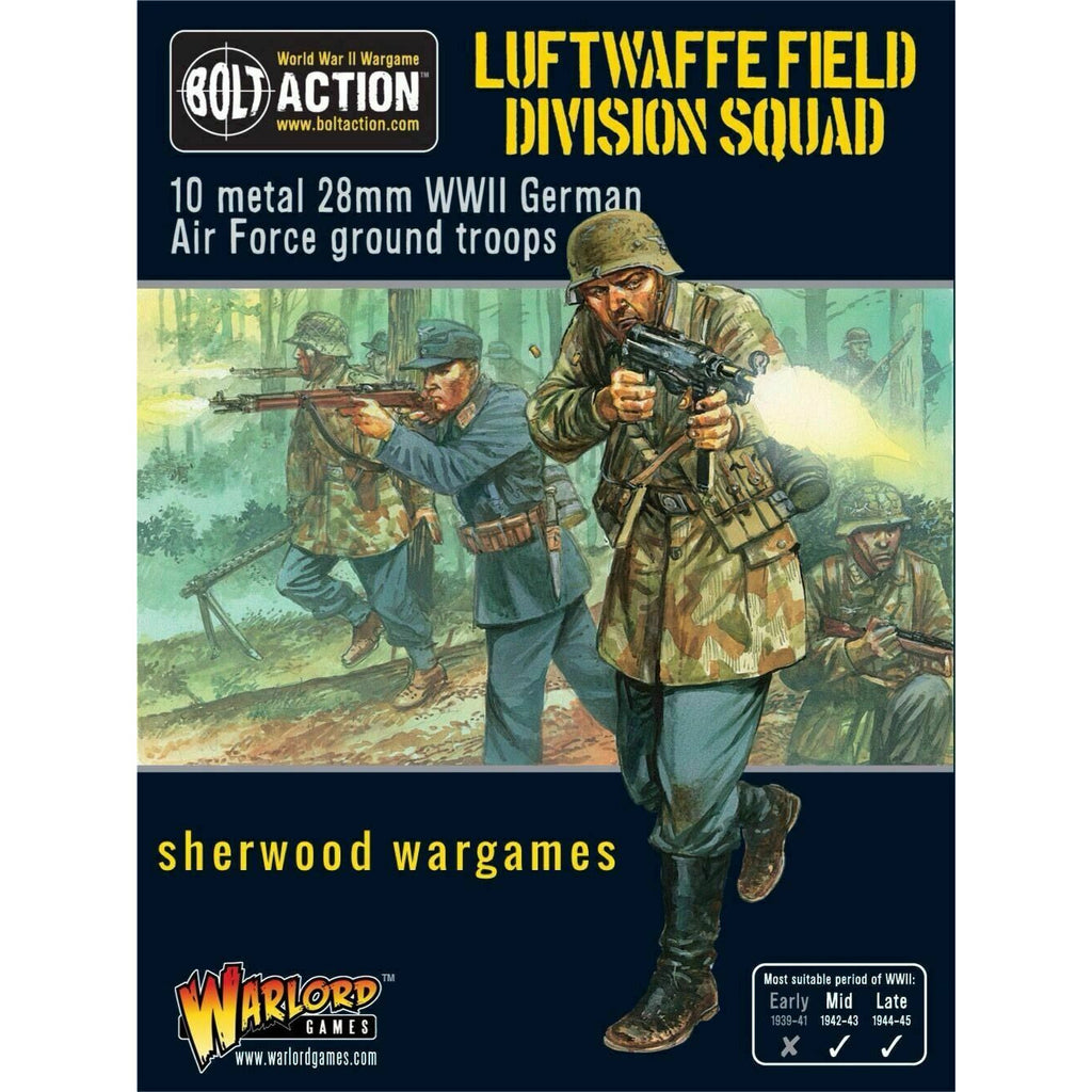 Bolt Action German Luftwaffe Field Division Squad New - WGB-WM-08 - TISTA MINIS
