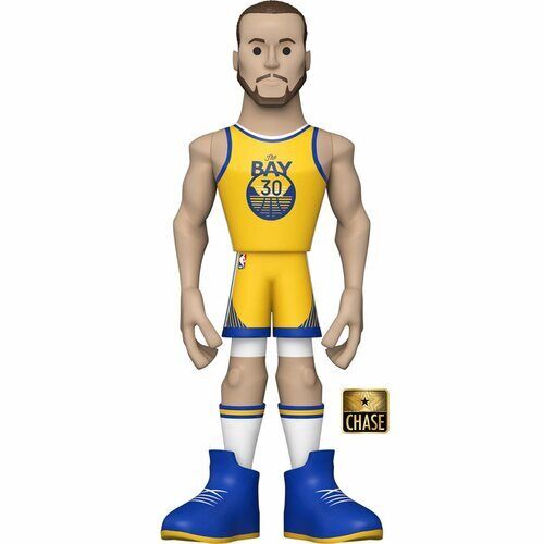 Funko Pop! GOLD 5" NBA STEPHEN CURRY WARRIORS (CITY YELLOW UNI) CHASE New - Tistaminis