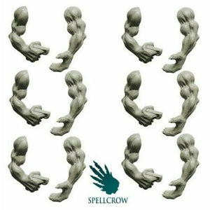 Spellcrow Orcs Hands for Shooting Weapon - SPCB5157 - TISTA MINIS