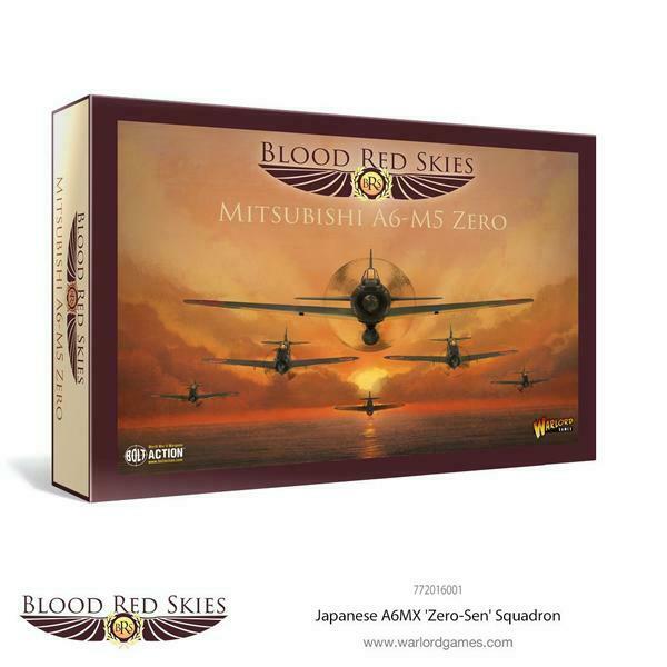 Blood Red Skies Japanese A6-M5 Zero Squadron New - TISTA MINIS