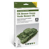 Vallejo VAL78407 UK BRONZE GREEN AFV ARMOUR Paint Set New - TISTA MINIS