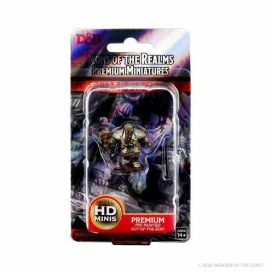Dungeons & Dragons: Icons of the Realms Premium - Dwarf Fighter New - Tistaminis