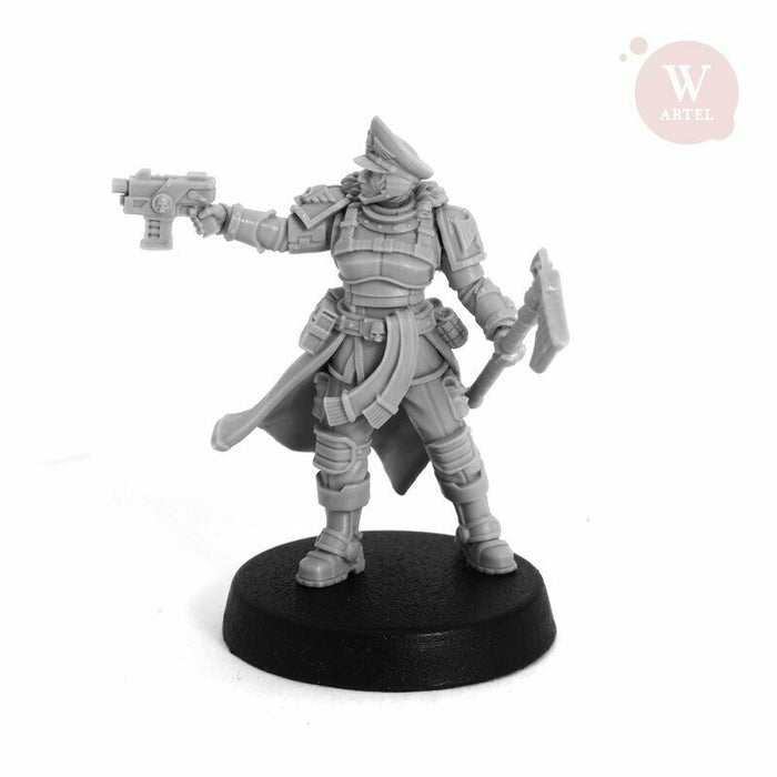 Artel Miniatures - Commissar Raivel - Heart of Darkness edition 28mm New - TISTA MINIS