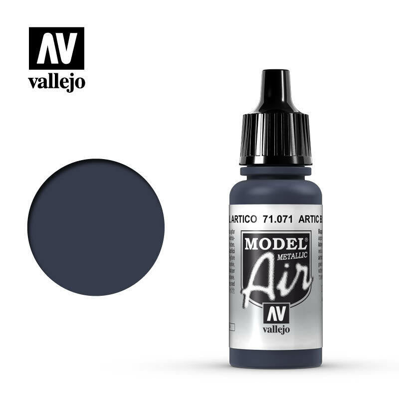Vallejo Model Air Paint Arctic Blue (Metallic) (6/Bx) (71.071) - Tistaminis