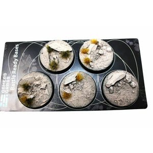 Gamers Grass Arid Steppe Bases Round 40mm (x5) - TISTA MINIS