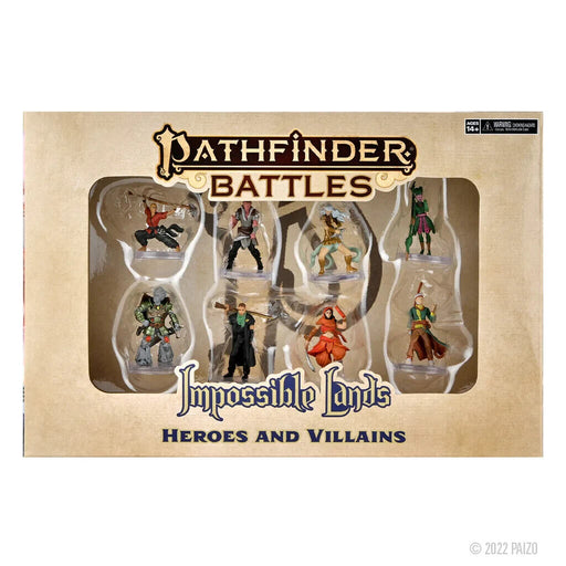 Pathfinder Battles: Impossible Lands: Heroes and Villains Boxed Set New - Tistaminis