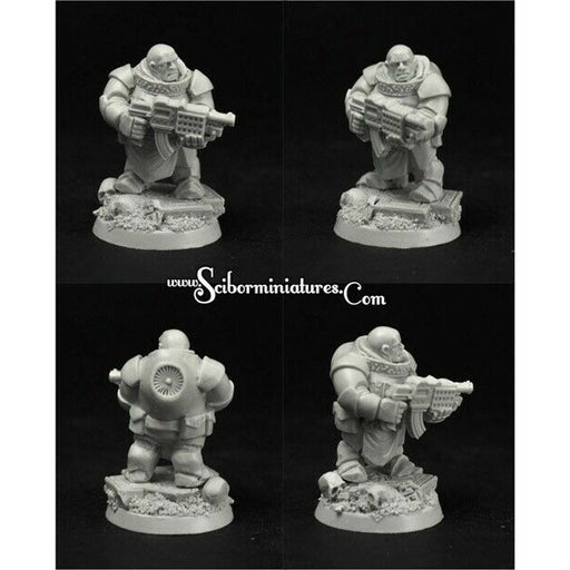 Scibor Miniatures 28mm/30mm SF Dwarf Marine #9 New - Tistaminis