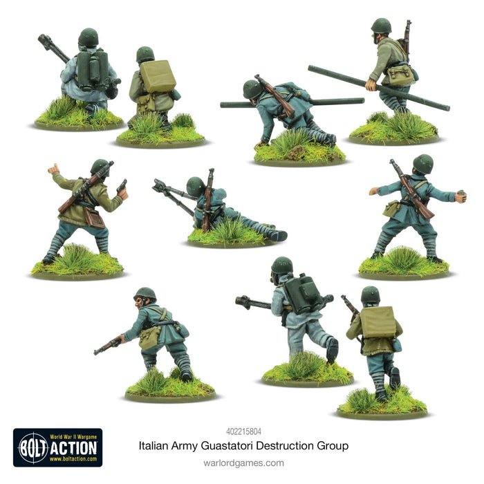 Bolt Action Italian Army Guastatori Destruction Group New - Tistaminis