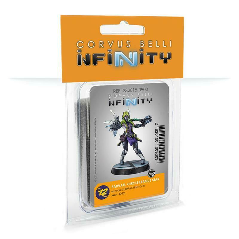 Infinity: O-12 - Parvati, Circle League Star (Submachine Gun) Oct 29 Pre-Order - Tistaminis