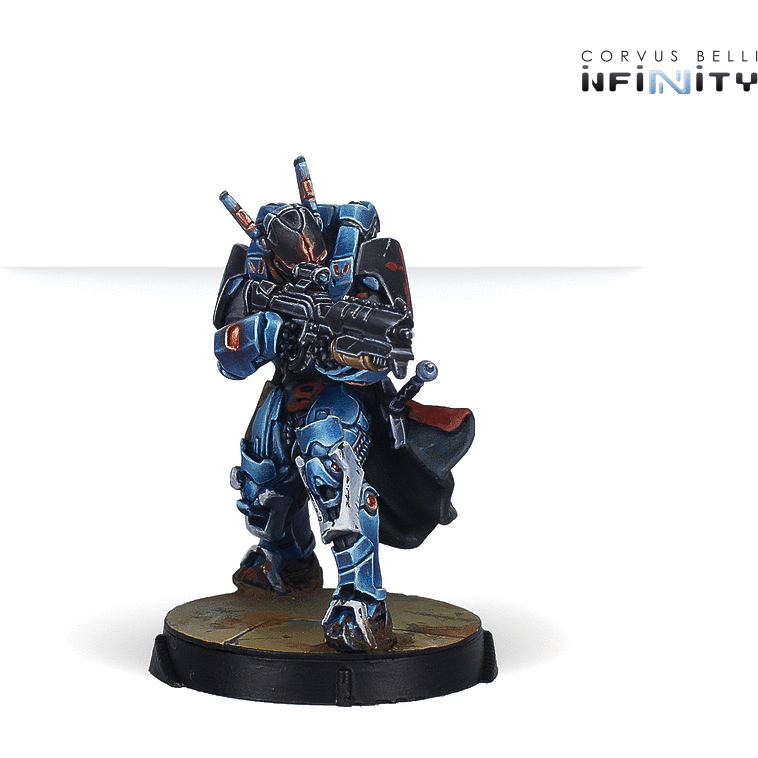 Infinity: PanOceania: Knight of Santiago (Spitfire) Oct 29 Pre-Order - Tistaminis