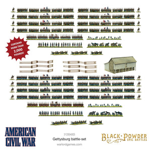 Black Powder Epic Battles - American Civil War Gettysburg battle-set - Tistaminis