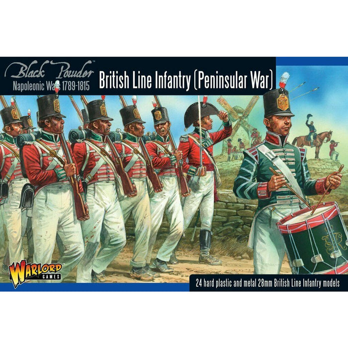 Black Powder American War of Independence British Line Infantry Peninsular New - TISTA MINIS