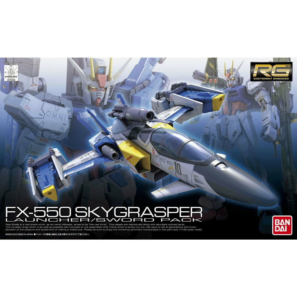 Bandai Gundam RG 1/144 #06 FX550 Skygrasper Launcher / Sword Pack New - Tistaminis