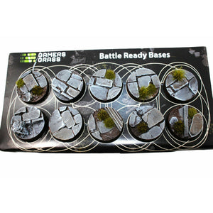 Gamers Grass Temple Bases Round 25mm (x10) - TISTA MINIS